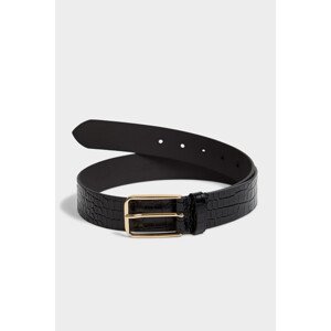 OPASEK GANT CROCO WAIST BELT černá 80