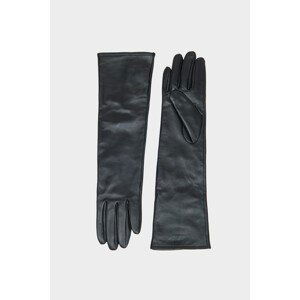 RUKAVICE GANT LONG LEATHER GLOVES černá M