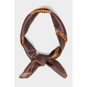 ŠÁLA GANT G PATTERN SILK SCARF hnědá None