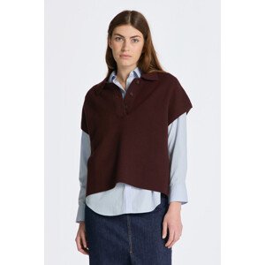 VESTA GANT CROPPED POLO VEST fialová M