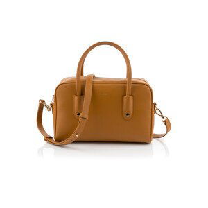 KABELKA GANT ICONIC MEDIUM LEATHER BAG hnědá None