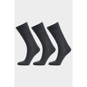 PONOŽKY 3-PACK GANT MERCERIZED COTTON SOCKS 3-PACK šedá 40/42