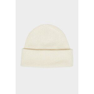 ČEPICE GANT WOOL RIBBED BEANIE bílá None