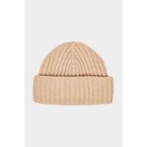 ČEPICE GANT RIBBED BEANIE hnědá None