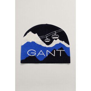 ČEPICE GANT GRAPHIC BEANIE modrá L/XL