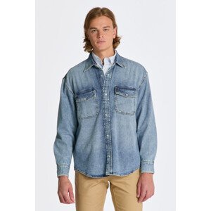 KOŠILE GANT OS DENIM SHIRT modrá XS