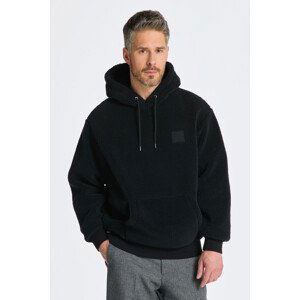 MIKINA GANT FLEECE HOODIE černá L