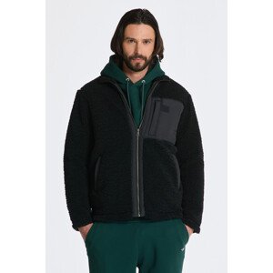 MIKINA GANT FLEECE JACKET černá S