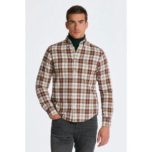 KOŠILE GANT REG UT BRUSHED OXFORD CHECK SHIRT žlutá S