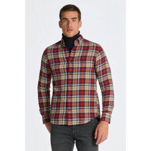 KOŠILE GANT REG FLANNEL CHECK SHIRT červená M