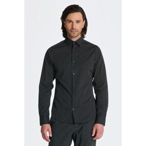 KOŠILE GANT SLIM FORMAL PINSTRIPE SHIRT černá XXXL