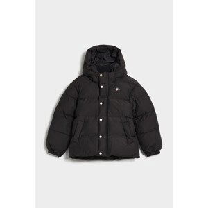 BUNDA GANT RELAXED PUFFER JACKET černá 98/104