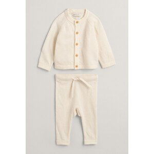 DĚTSKÝ SET GANT CARDIGAN AND PANT GIFT SET bílá 50