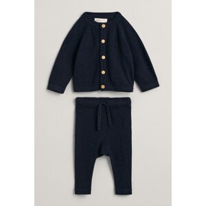 DĚTSKÝ SET GANT CARDIGAN AND PANT GIFT SET modrá 50