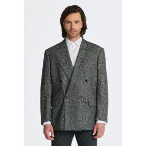 BLEJZR GANT OVERSIZED SALT & PEPPER BLAZER černá 46