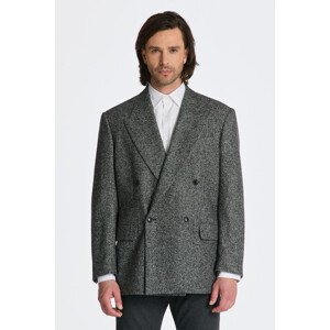 BLEJZR GANT OVERSIZED SALT & PEPPER BLAZER černá 48