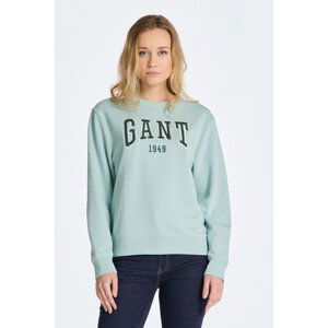 MIKINA GANT REL LOGO C-NECK SWEAT modrá S