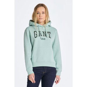 MIKINA GANT REL LOGO HOODIE modrá XL