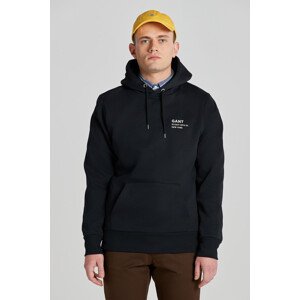 MIKINA GANT SMALL GRAPHIC HOODIE černá S