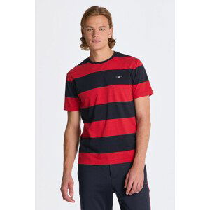 TRIČKO GANT BAR STRIPE SS T-SHIRT červená XL