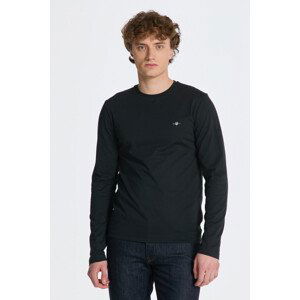 TRIČKO GANT SLIM SHIELD LS T-SHIRT černá M