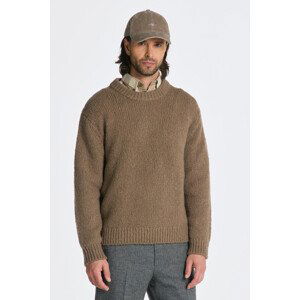 SVETR GANT WOOL BOUCLE C-NECK hnědá XS