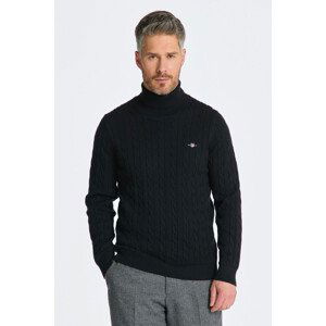 ROLÁK GANT COTTON CABLE TURTLE NECK černá S