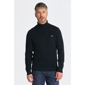 ROLÁK GANT COTTON CABLE TURTLE NECK modrá S