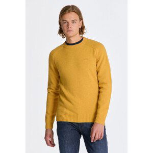 SVETR GANT SADDLE SHOULDER WOOL C-NECK žlutá M