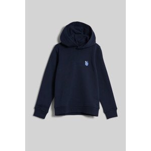 MIKINA GANT ALPINE BADGE HOODIE modrá 134/140