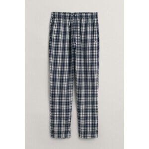 PYŽAMOVÉ KALHOTY GANT SMALL CHECK PAJAMA PANTS modrá 122/128