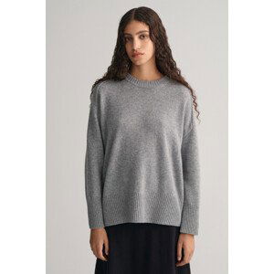 SVETR GANT CASHMERE C-NECK šedá L