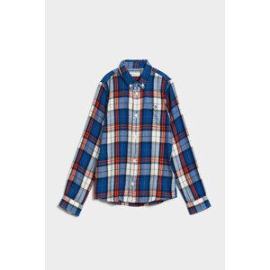 KOŠILE GANT REG. CHECK FLANNEL SHIRT modrá 98/104