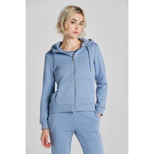 MIKINA GANT REG TONAL SHIELD ZIP HOODIE modrá M