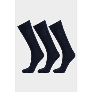 PONOŽKY 3-PACK GANT SOFT COTTON SOCKS 3-PACK modrá 40/42