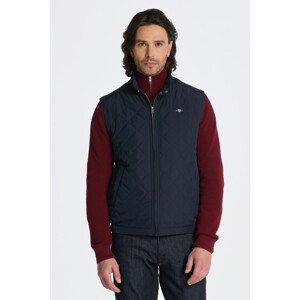 VESTA GANT QUILTED WINDCHEATER VEST modrá XL