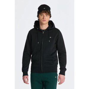 MIKINA GANT REG SHIELD FULL ZIP HOODIE černá S