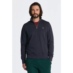 MIKINA GANT REG SHIELD HALF ZIP SWEAT modrá M