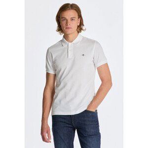 POLOKOŠILE GANT SLIM SHIELD SS PIQUE POLO bílá 4XL