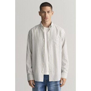 KOŠILE GANT REG ARCHIVE OXFORD STRIPE SHIRT bílá XL