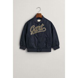 BUNDA GANT SCRIPT LOGO VARSITY JACKET modrá 98/104