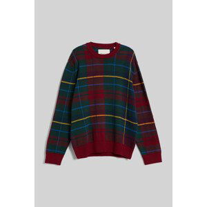 SVETR GANT TARTAN JACQUARD C-NECK červená XL