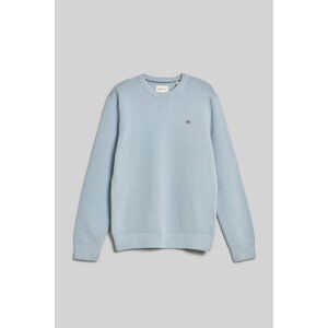 SVETR GANT TEXTURED COTTON C-NECK modrá L