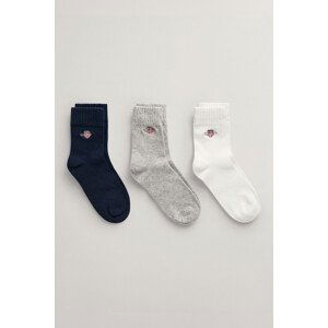 PONOŽKY 3-PACK GANT SHIELD SOCKS 3-PACK modrá 22/25