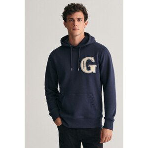 MIKINA GANT G GRAPHIC HOODIE modrá S