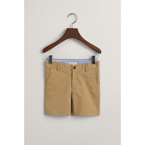 ŠORTKY GANT REGULAR CHINO SHORTS hnědá 110/116