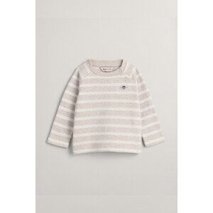 TRIČKO GANT STRIPED LS RAGLAN TOP hnědá 80