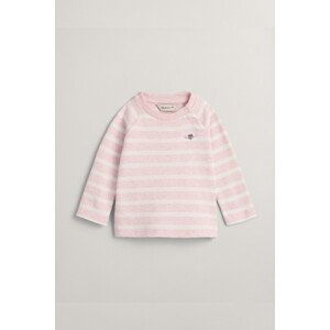 TRIČKO GANT STRIPED LS RAGLAN TOP růžová 74