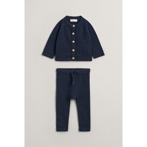 DĚTSKÝ SET GANT CARDIGAN AND PANT GIFT SET modrá 50