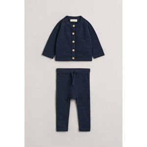 DĚTSKÝ SET GANT CARDIGAN AND PANT GIFT SET modrá 62